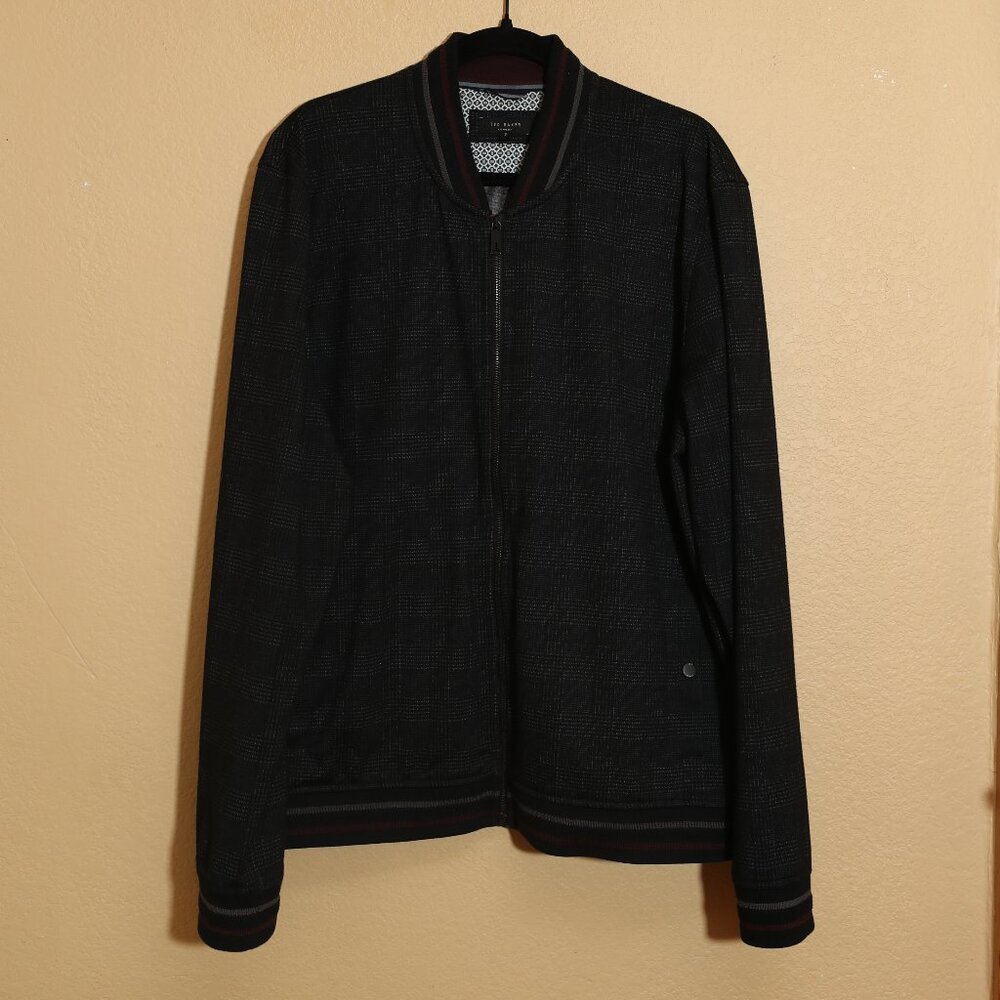 Ted Baker Tootie Full Zip Bomber Sweatshirt Black (7)